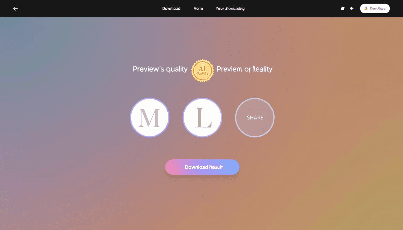 Ergebnis herunterladen