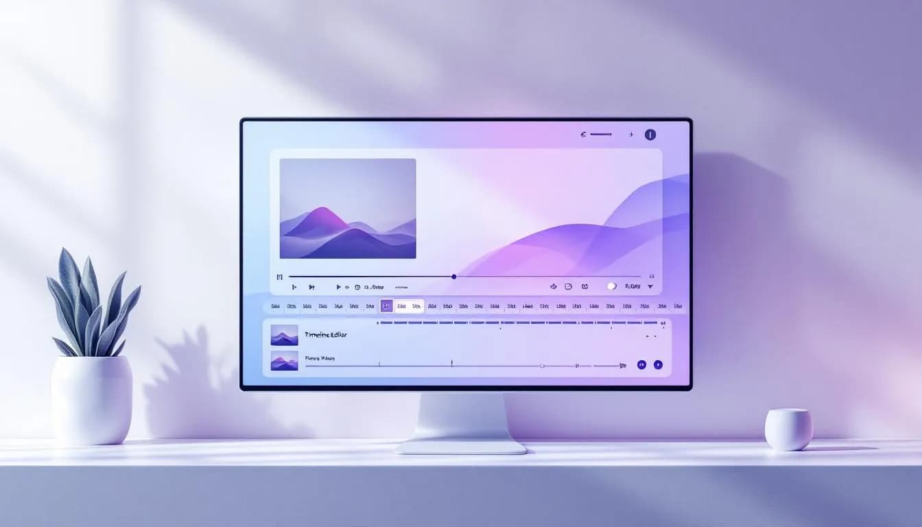 フレーム精度のタイムライン