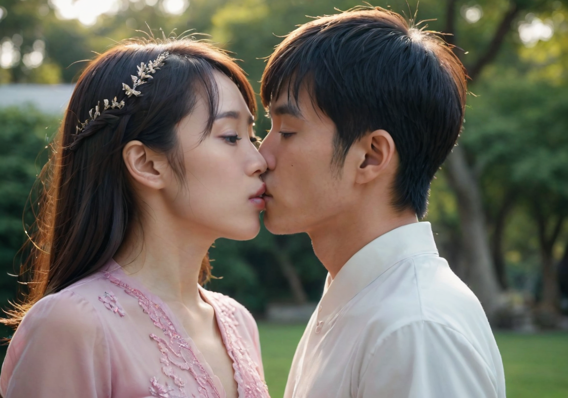 Romantic Partner Kiss Example